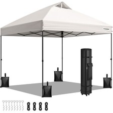 10x10ft Pop Up Canopy Tent One Push Portable Outdoor Shelter Heavy Duty Tent picture