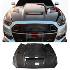 for 2015-2017 Mustang Ford TF style vented Carbon Fiber Hood picture