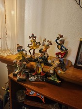 Vintage Giuseppe Armani Florence Clown Figurine Collection - Set of 7 picture