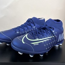 New Nike MDS Men’s Mid Top Lace-Up Soccer Cleats Blue/Green/White. Size 7 picture