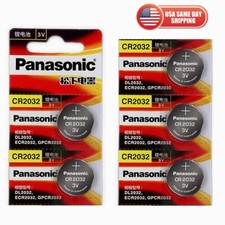 5pcs SUPER FRESH Panasonic CR2032 CR 2032 Lithium Battery 3V Coin Cell Car Key picture