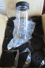 Chemglass Life Science Polycarbonate 400 mL Centrifuge Wide Mouth 12 Bottle Jars picture