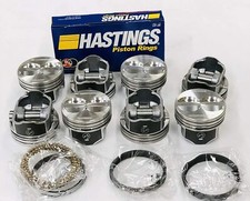 SPEED PRO Ford 289 302 5.0 V8 Flat Top 4VR Hyper Pistons MOLY Rings 9.0:1 +.030