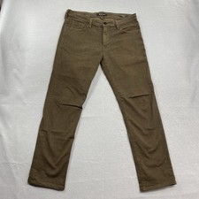 34 Heritage Pants Mens Fits 34x31 Brown Chino Courage Mid Rise Straight Stretch picture