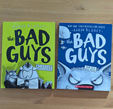 Scholastic The Bad Guys Lot of 2 Paperbacks by Aaron Blabey Illustrated picture