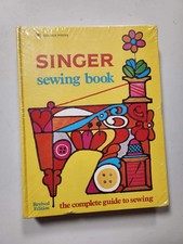 Vintage Sealed Singer Sewing Book, 1972, 2nd Edition, Hardcover picture
