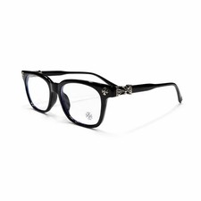 Chrome Hearts Cross Replica Top Quality Glasses Black Silver Style picture