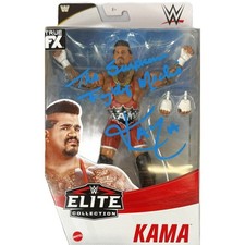 Charles Wright autographed inscribed figure JSA WWF WWE Godfather Shango Kama picture