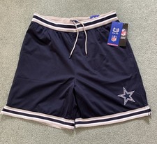 NWT NFL Dallas Cowboys Navy Blue At The Knee Men's Mesh Shorts Size XL picture