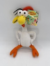 Vintage 2001 Warner Bros Cartoon Network Cow And Chicken 9” Plush NEW NWT picture