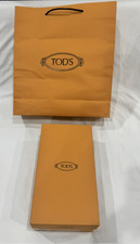 TOD'S Empty Shoe Box & shopping bag orange - 14” X 8” X 5” picture