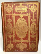 1860 Robert Burns Poems Songs Illustrated Victorian Gilt Cloth Binding picture