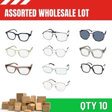 WHOLESALE ASSORTED LOT 10 DIFF EYEGLASSES merchandise mixed styles eyewear gafas picture