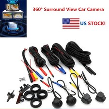360° Panoramic Camera Car Bird View System 4-Camera for Android Radio Player USA picture