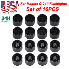 For Maglite C Cell Dry Storage Hidden Cups Anodized Aluminum Non Freeze Plug 16X picture