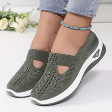 Women's Orthopedic Walking Shoes Breathable Slip On Non Slip Casual Sneakers picture