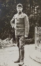 WW1 US Marine Corps 2nd Div. Marine Bob Boyce w/ Hat EGA Germany Photo Postcard picture