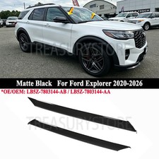For Ford Explorer 2020-2026 Left & Right Black Windshield Pillar Trim Molding picture