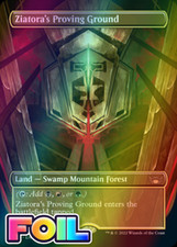 x1 Ziatora's Proving Ground SNC MTG 295 FOIL BORDERLESS RARE M/NM 1x picture