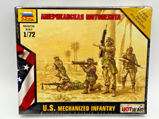 Zvezda 7407 1/72 US Mechanized Infantry Art of Tactic Snap Kit Sealed HO Scale picture