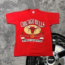 Vintage 1992 Chicago Bulls NBA World Champions Single Stitch T-Shirt picture