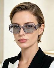 Prada Retro Rectangle Fashion Eyewear OPR17WSF 51-18 picture