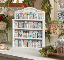2024 Lenox Spice Village Holiday 24 Piece Porcelain Spice Jar Box Set + Rack picture