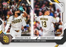 ⚾️ Fernando Tatis Jr. / Manny Machado WILDCARD - 2026 MLB Topps NOW #741 PADRES picture