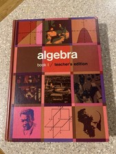 Vintage Teacher’s Edition 1971 - McGraw Hill Algebra Book 1 - Sobel picture