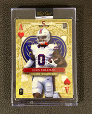 2024 Wild Card 5 Card Draw Stacked Deck Keon Coleman RC 1/1 picture