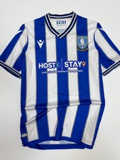 Macron Sheffield Wednesday 2022/23 Home Football Shirt Jersey #10 Bannan Size M picture