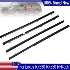 4pcs New Window Weatherstrip 68171-48032 For 2004-2008 Lexus RX330 RX350 RH400h picture