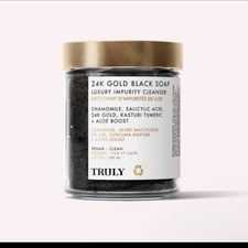 Truly 24K Gold Black Soap Luxury Impurity Cleanser 180 ml/ 6 fl oz picture