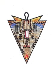 Pilthlako Lodge 229 Okefenokee Area GA 2011 Spring Fellowship Ordeal Patch BLK picture