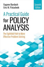 A Practical Guide for Policy Analysis: The Eightfold Path to 7TH EDITION PB picture