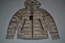 AUTHENTIC MACKAGE MENS VIC  SATEEN DOWN JACKET HOOD SAND  BRAND NEW SELL OUT picture