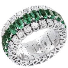 Picchiotti Xpandable Emerald & Diamond Band picture