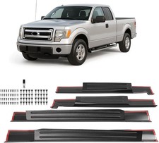 ALMULOO 4pcs Rocker Panel Cover Compatible with 2009-2014 Ford F-150 Crew picture