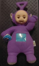 Vintage 1998 Playskool Teletubbies Talking Tinky Winky Purple Plush Toy With Tag picture