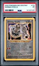 Shining Steelix: 2002 Pokémon Neo Destiny #112 - PSA 1 picture