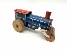 Vintage HWN Heinrich Wimmer Tin Road Roller 3” Penny Toy West Germany picture