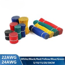 22/24AWG PCB Jumper Wire Soldering Breadboard Electronic Cable Dual Head Tinned picture