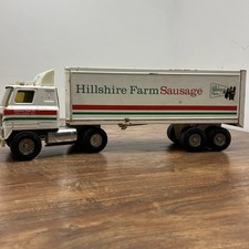 Vintage Ertl International Semi Hillshire Farm Tractor Trailer Pressed Steel picture