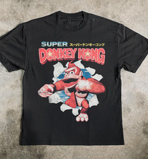 1994 Super Donkey Kong SNES Vintage T-Shirt Nintendo Retro Game Tee S-5XL picture