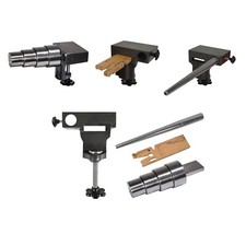4 Piece Multi Mandrel Kit Set Ring Mandrel V Slot Bench Pin Anvil Surface picture