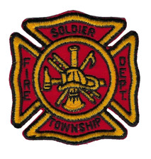 Soldier Township Twp (Shawnee County) KS Kansas Fire Dept. patch - NEW picture