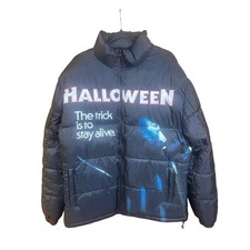 Dumbgood John Carpenter Halloween Michael Myers Puffer Jacket Black horrorcore L picture