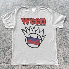 Ween Meat Puppets Unisex White Cotton T-shirt S-5XL picture