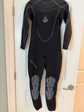 Akona Women's Wetsuit Size 7/8 Black Neoprene/Nylon Full Body Diving picture