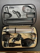 Welch Allyn Diagnostic Otoscope Ophthalmoscope Professional Set w/ Case - Used picture